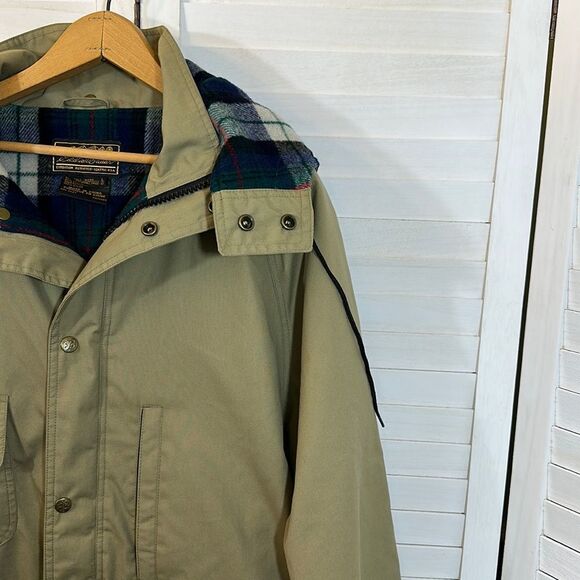 Eddie Bauer Coat Large Expedition Extreme Weather Wool Lined - Picture 4 of 16